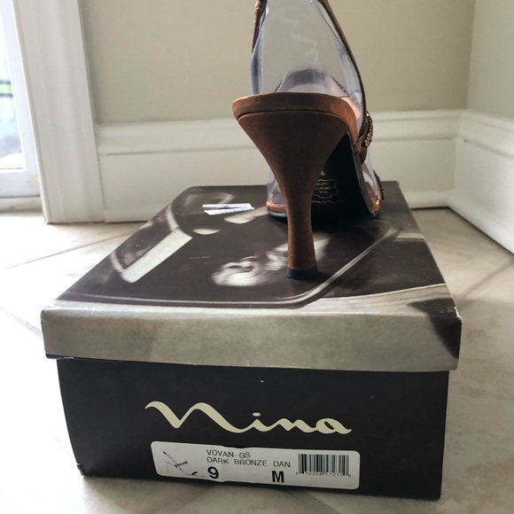 Nina Vovan sling back heels - Picture 4 of 5